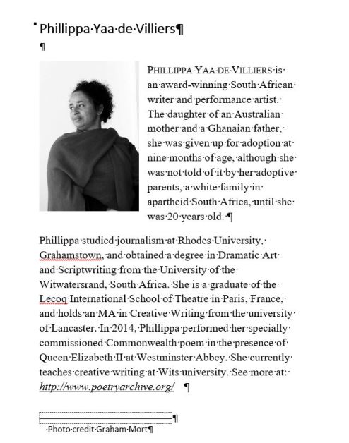 author image Phillippa Yaa de Villiers